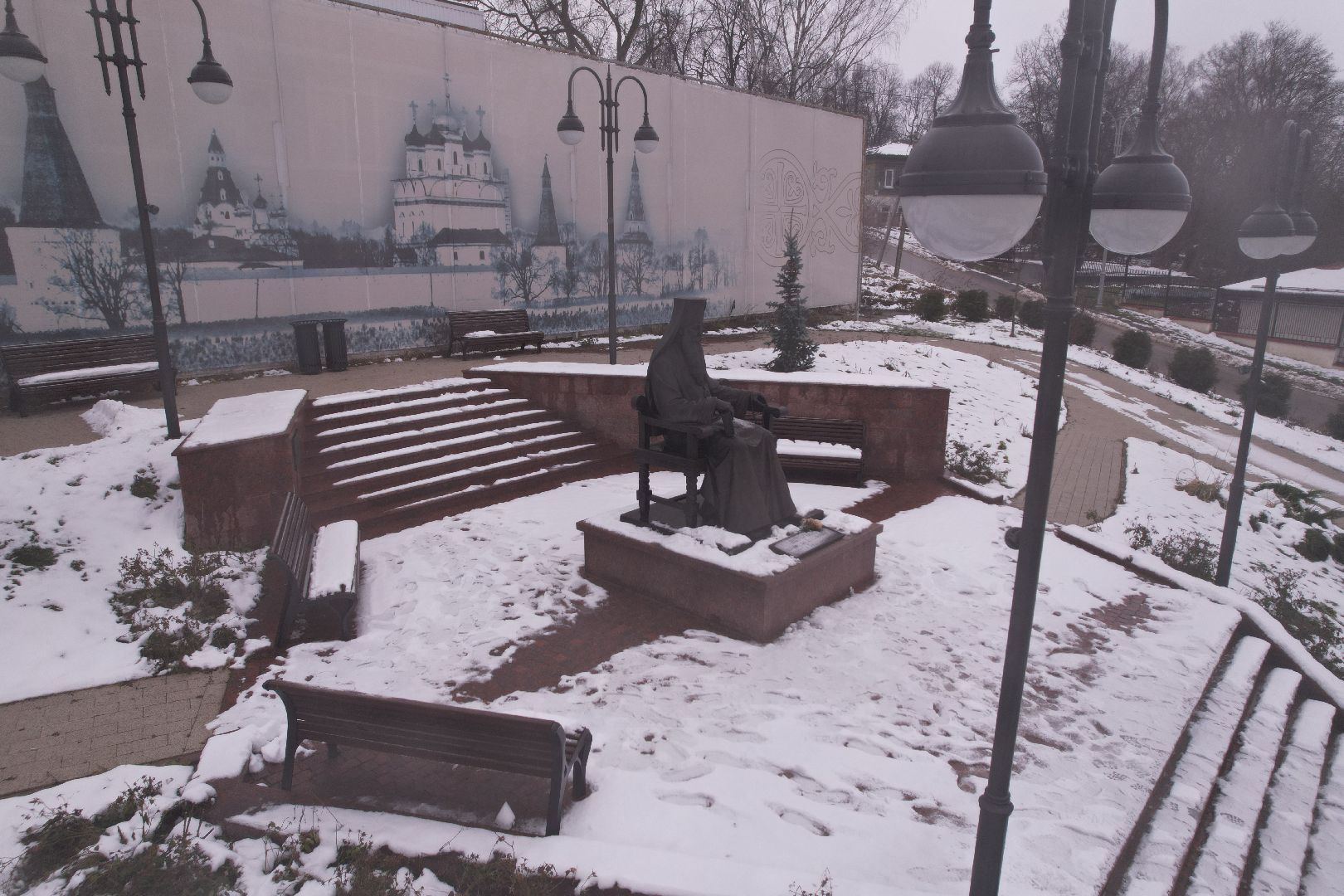видео с коптера, зима в подмосковье, волоколамск,
