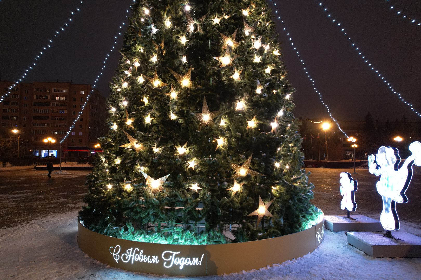 видео с коптера, зима в подмосковье, орехово зуево,