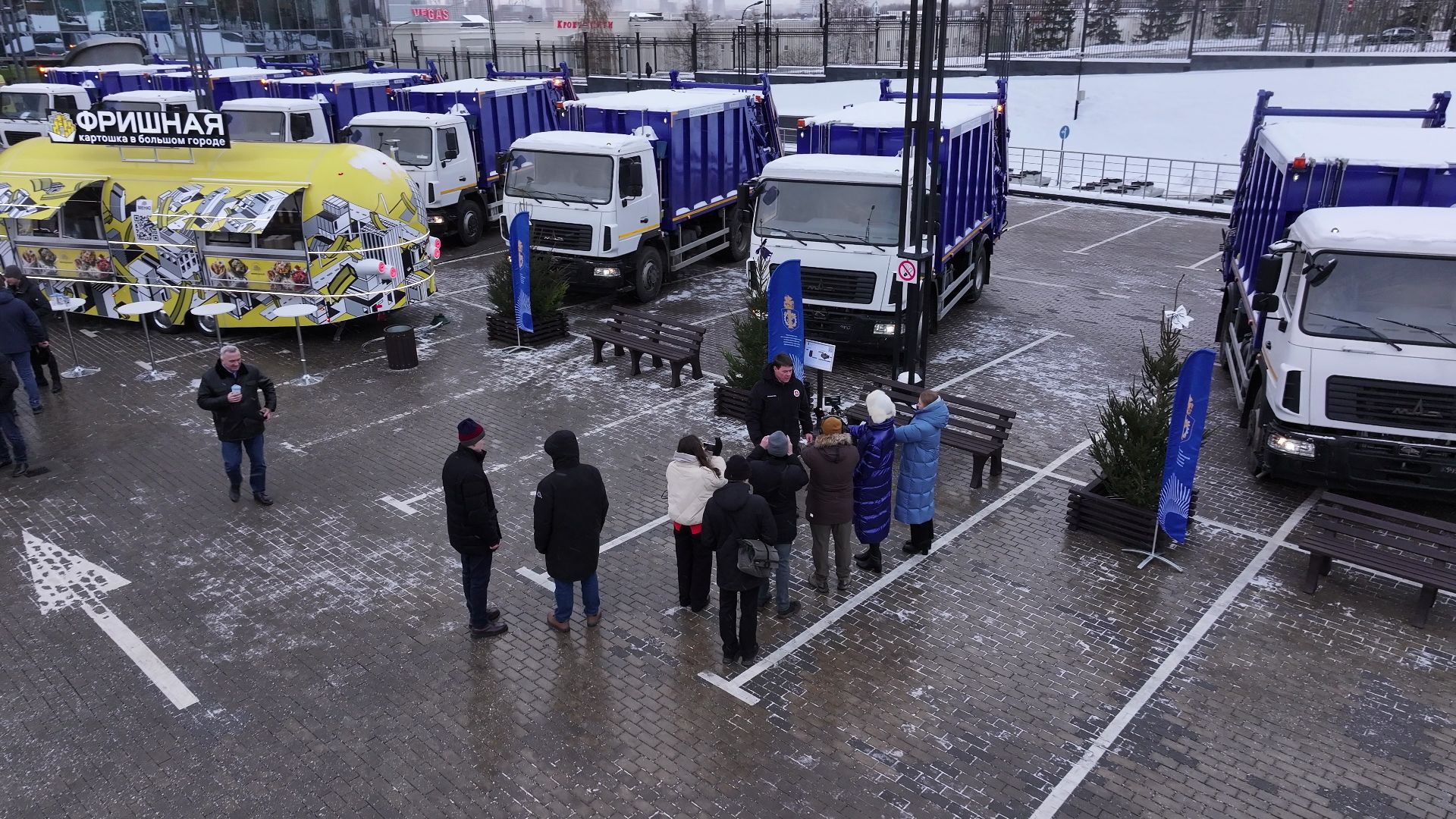 видео с коптера, жкх, техника, красногорск, машины,