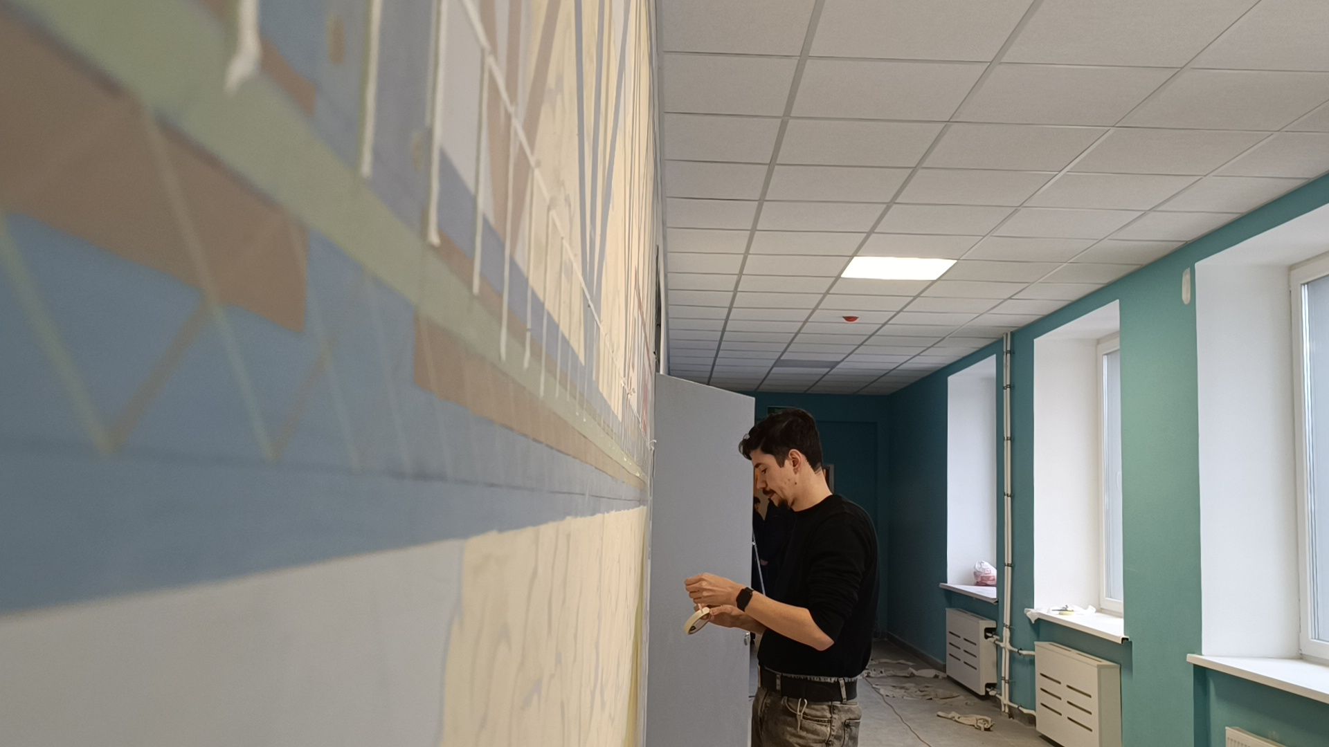 школа, лобня, ремонт, вертикалки,