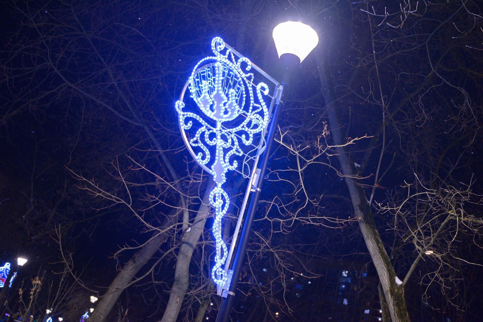 лыткарино, общество, новый год, парки, иллюминация, вертикалки,