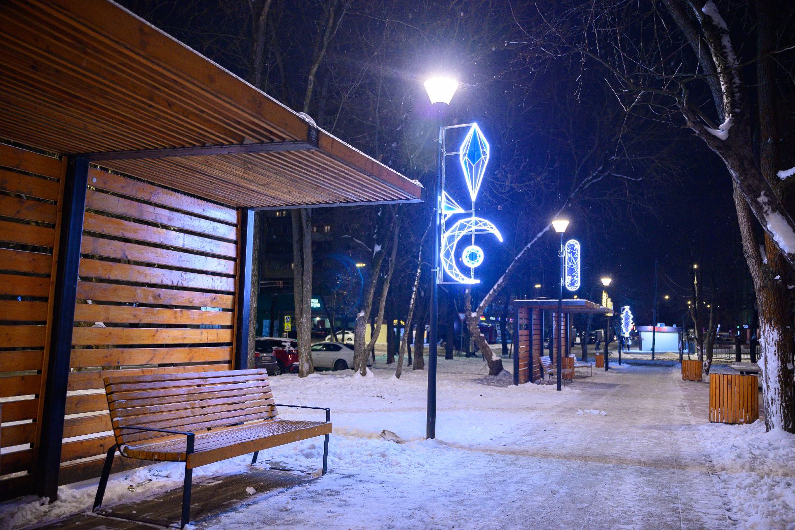 лыткарино, общество, новый год, парки, иллюминация, вертикалки,