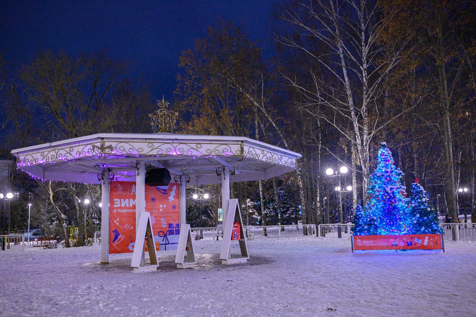 лыткарино, общество, новый год, парки, иллюминация, вертикалки,