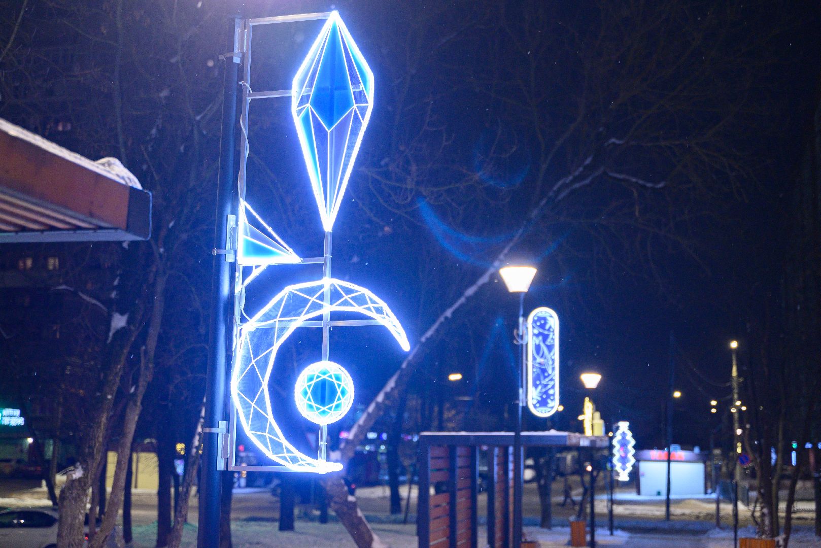 лыткарино, общество, новый год, парки, иллюминация, вертикалки,