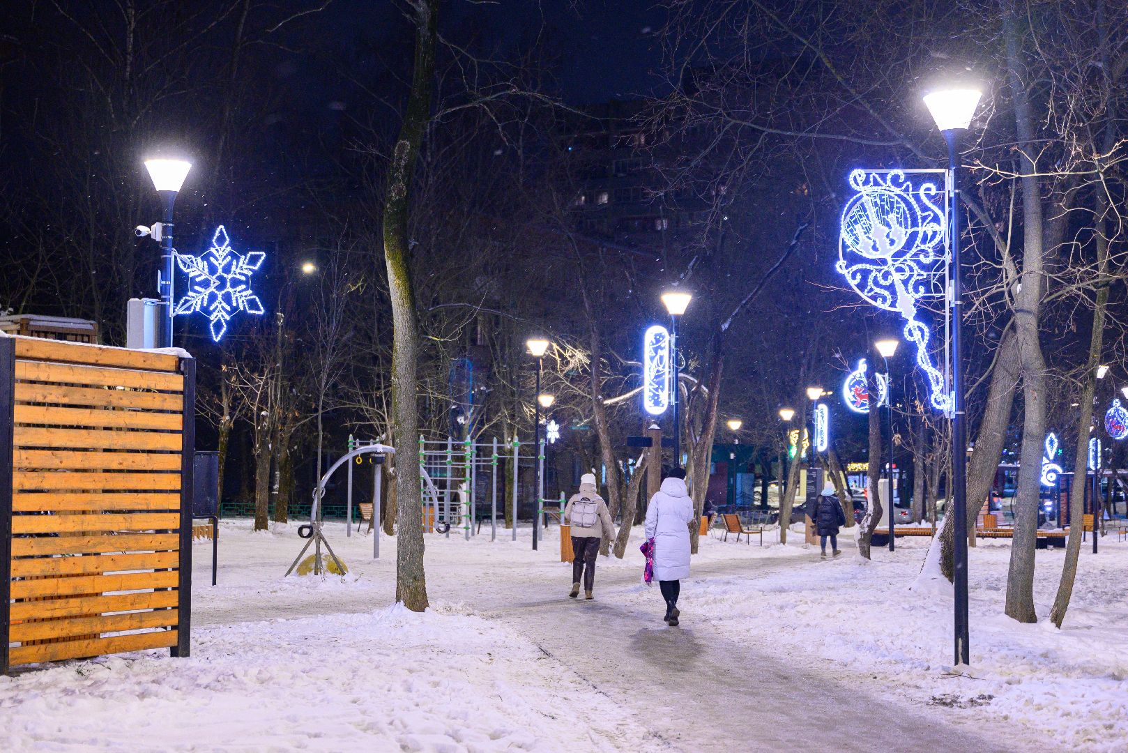 лыткарино, общество, новый год, парки, иллюминация, вертикалки,