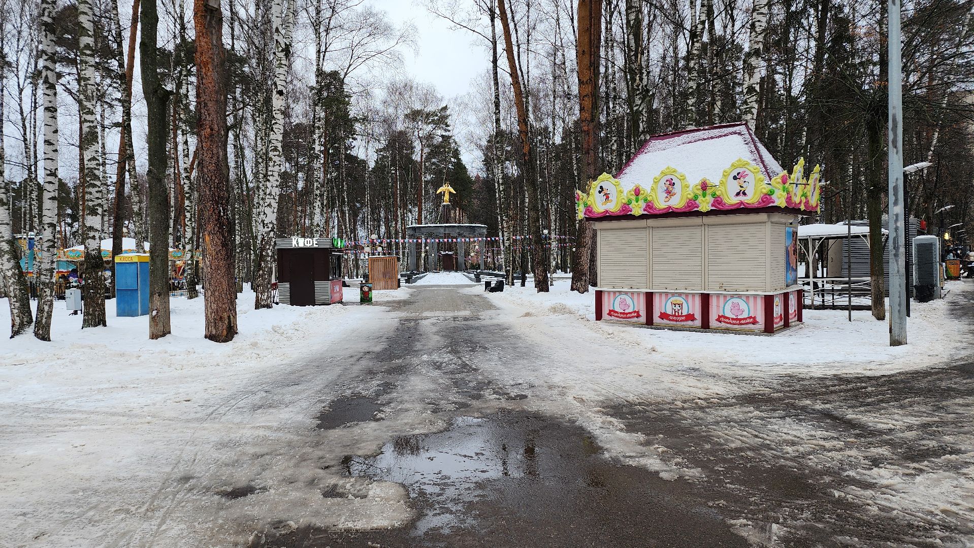 парки Богородского округа, новогодние каникулы, Центральный парк, Ногинск, Богородский городской округ,