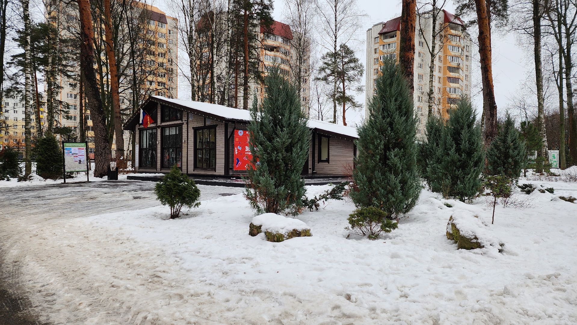 парки Богородского округа, новогодние каникулы, Центральный парк, Ногинск, Богородский городской округ,
