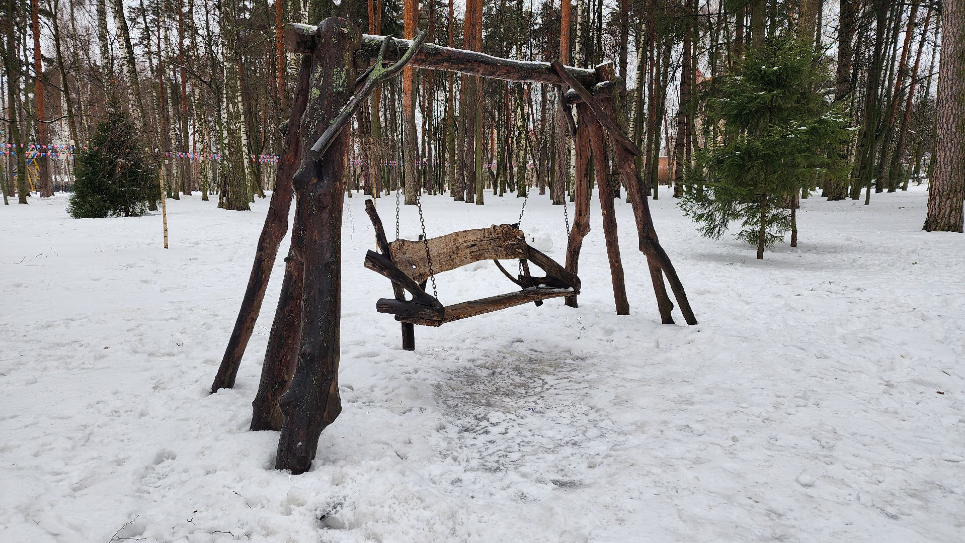 парки Богородского округа, новогодние каникулы, Центральный парк, Ногинск, Богородский городской округ,