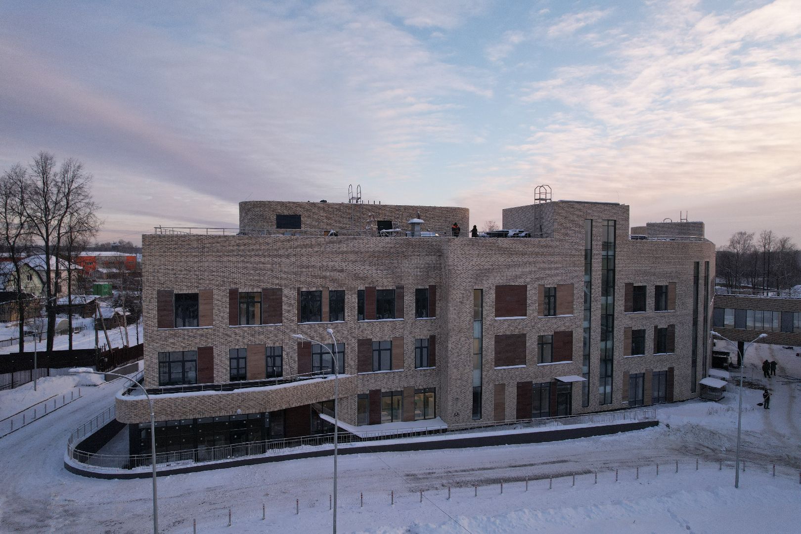 видео с коптера, хотьково, строительство, медицина,