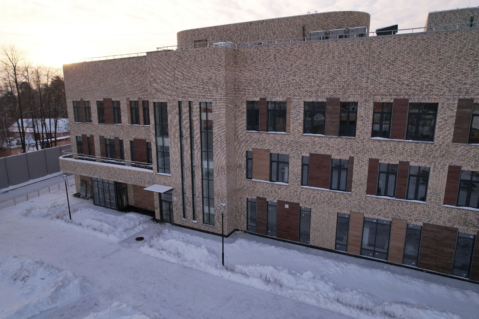 видео с коптера, хотьково, строительство, медицина,