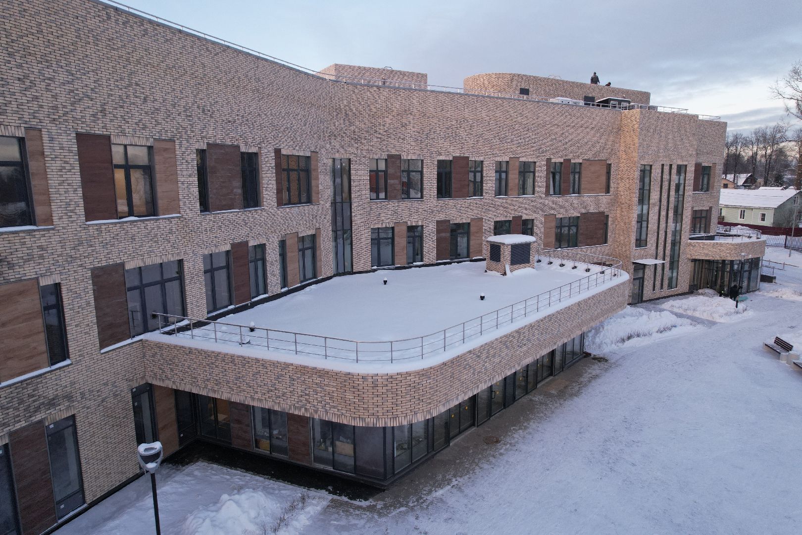 видео с коптера, хотьково, строительство, медицина,