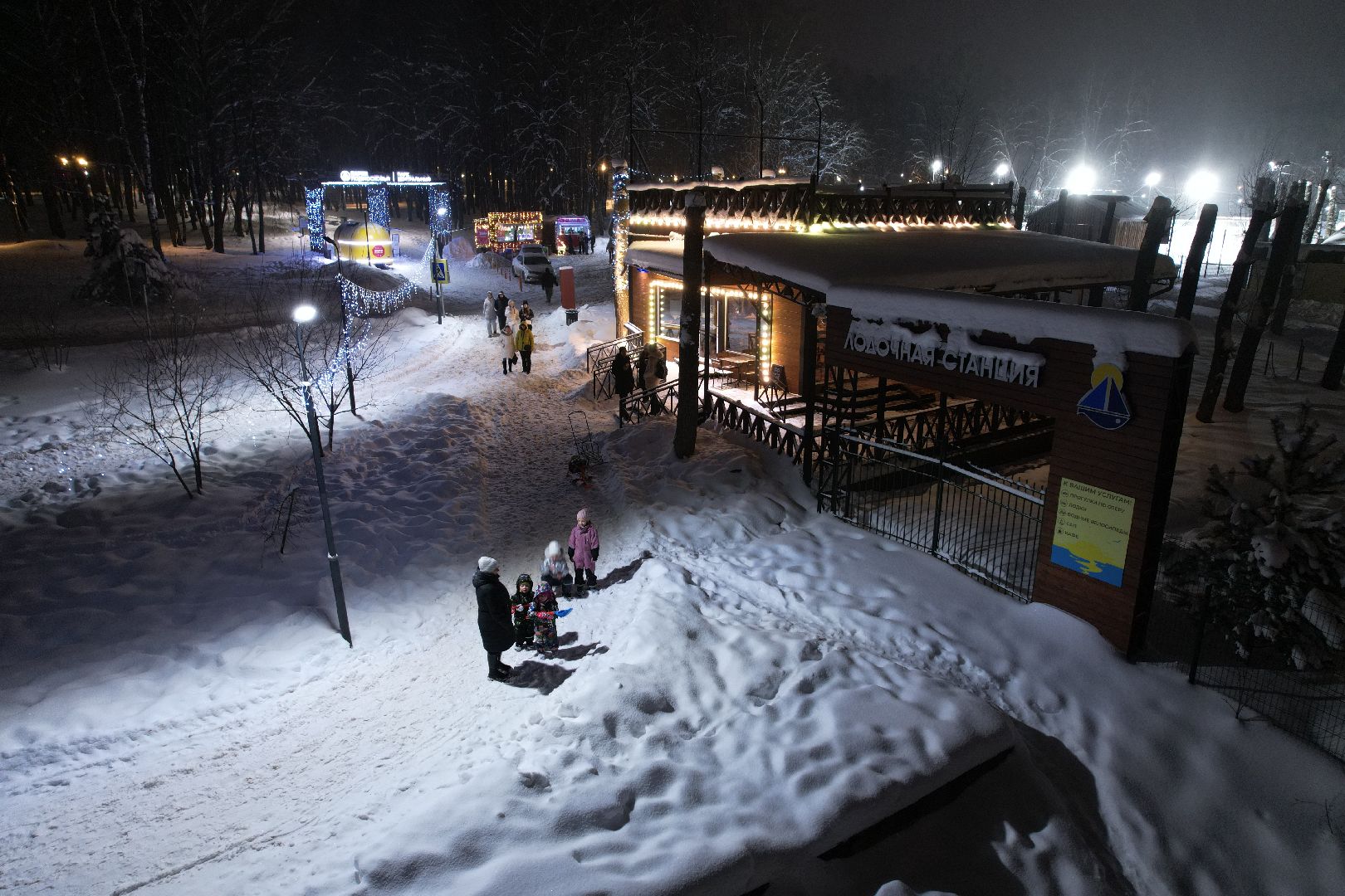 видео с коптера, зима в подмосковье, солнечногорск,