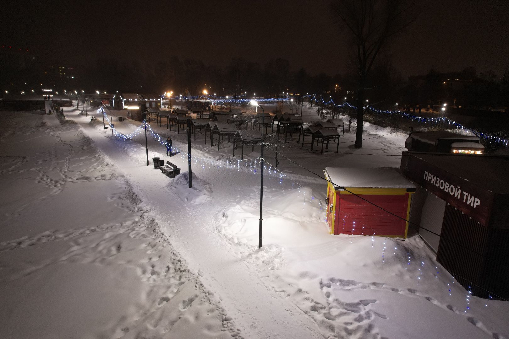 видео с коптера, зима в подмосковье, солнечногорск,