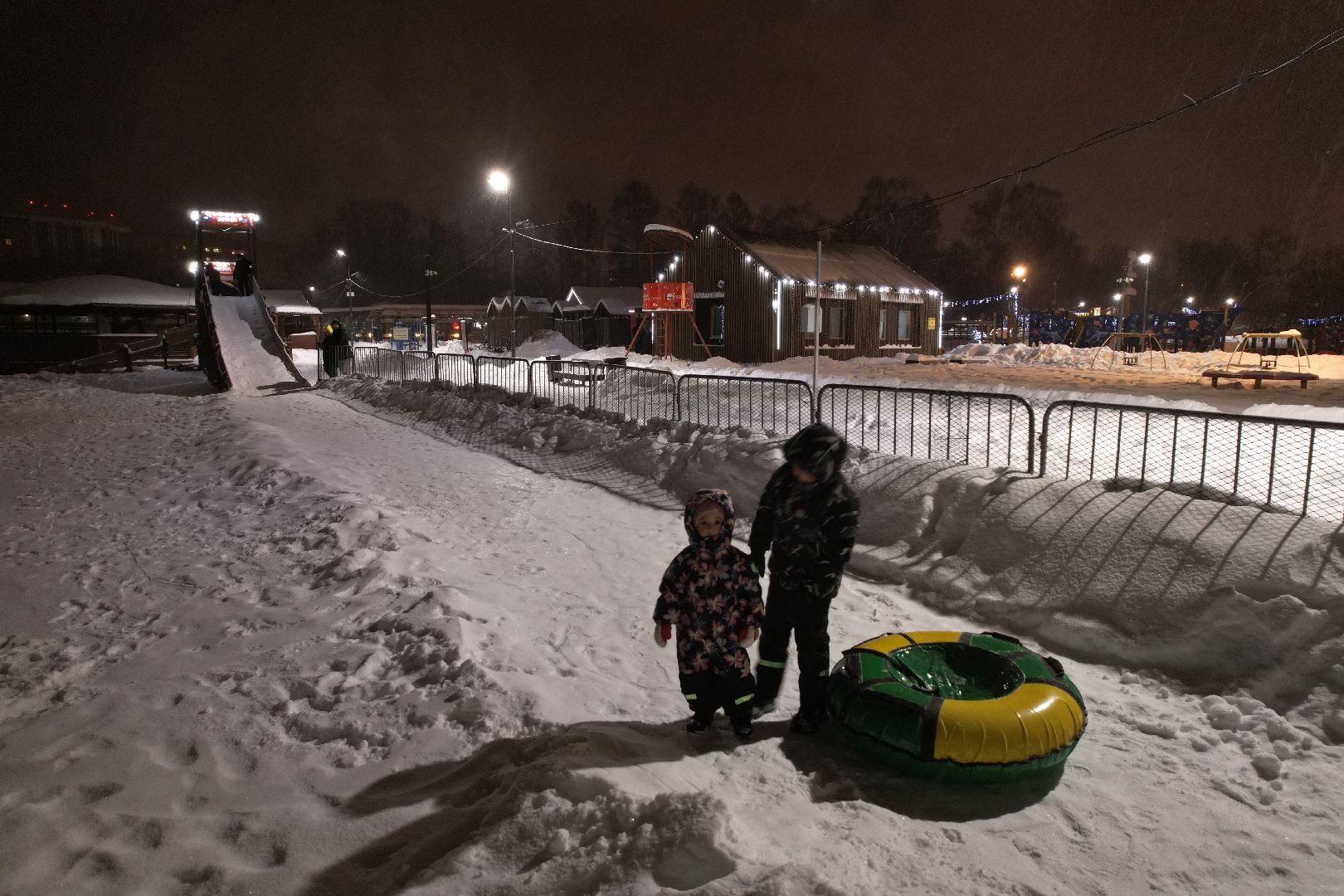видео с коптера, зима в подмосковье, солнечногорск,