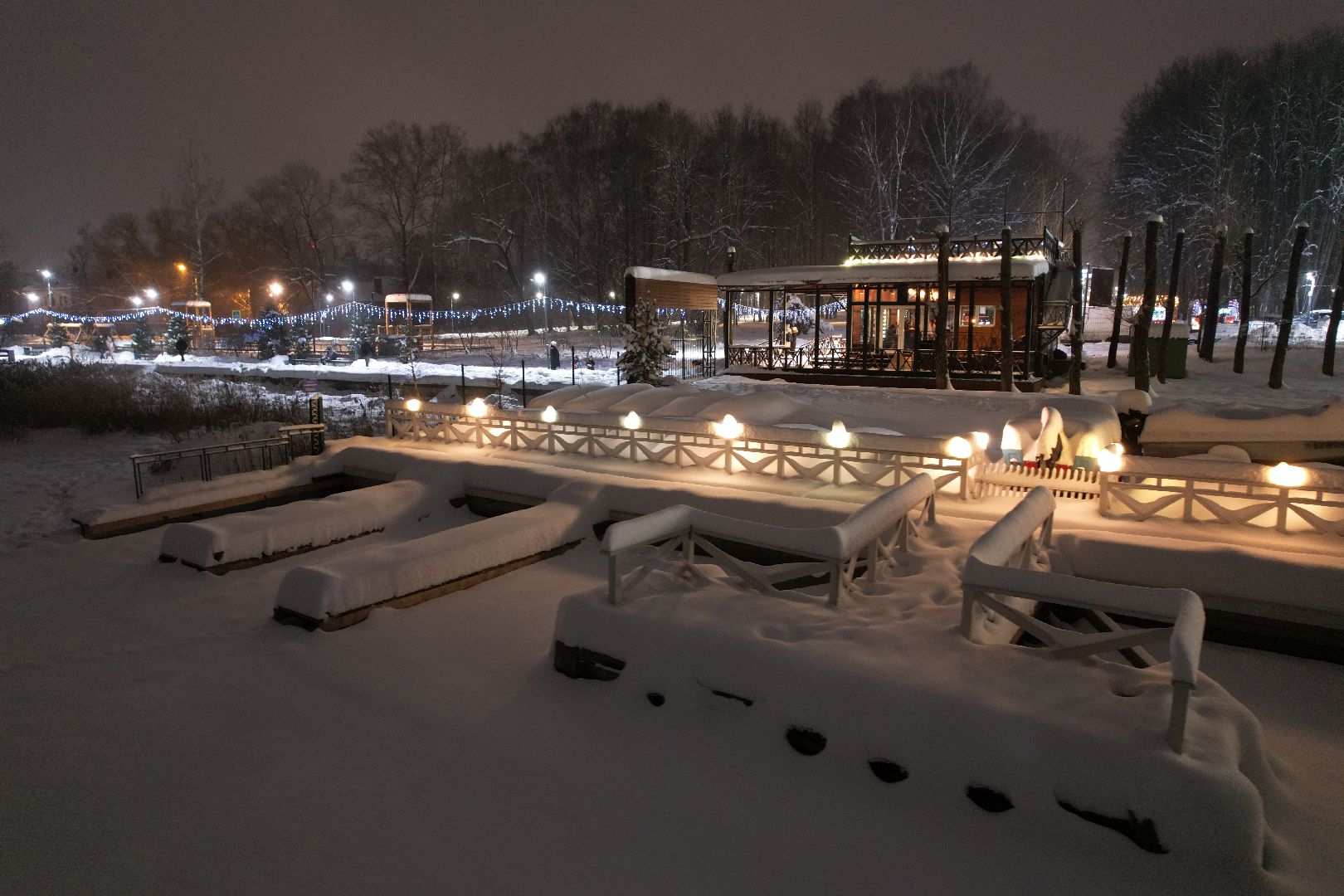 видео с коптера, зима в подмосковье, солнечногорск,