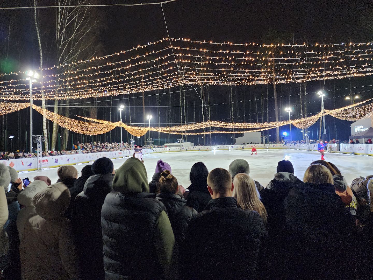 ледяное шоу, спектакль, фигуристы, фигурное катание, татьяна навка, ногонск, центральный парк, каток, жители, общество, вертикалки,