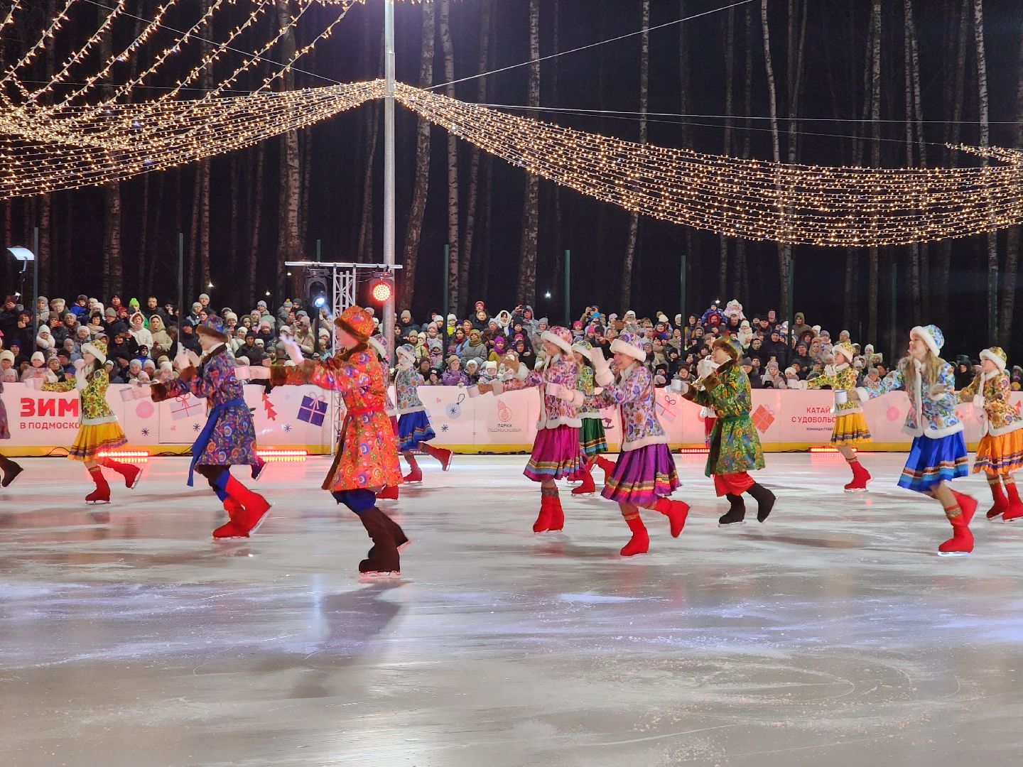 ледяное шоу, спектакль, фигуристы, фигурное катание, татьяна навка, ногонск, центральный парк, каток, жители, общество, вертикалки,