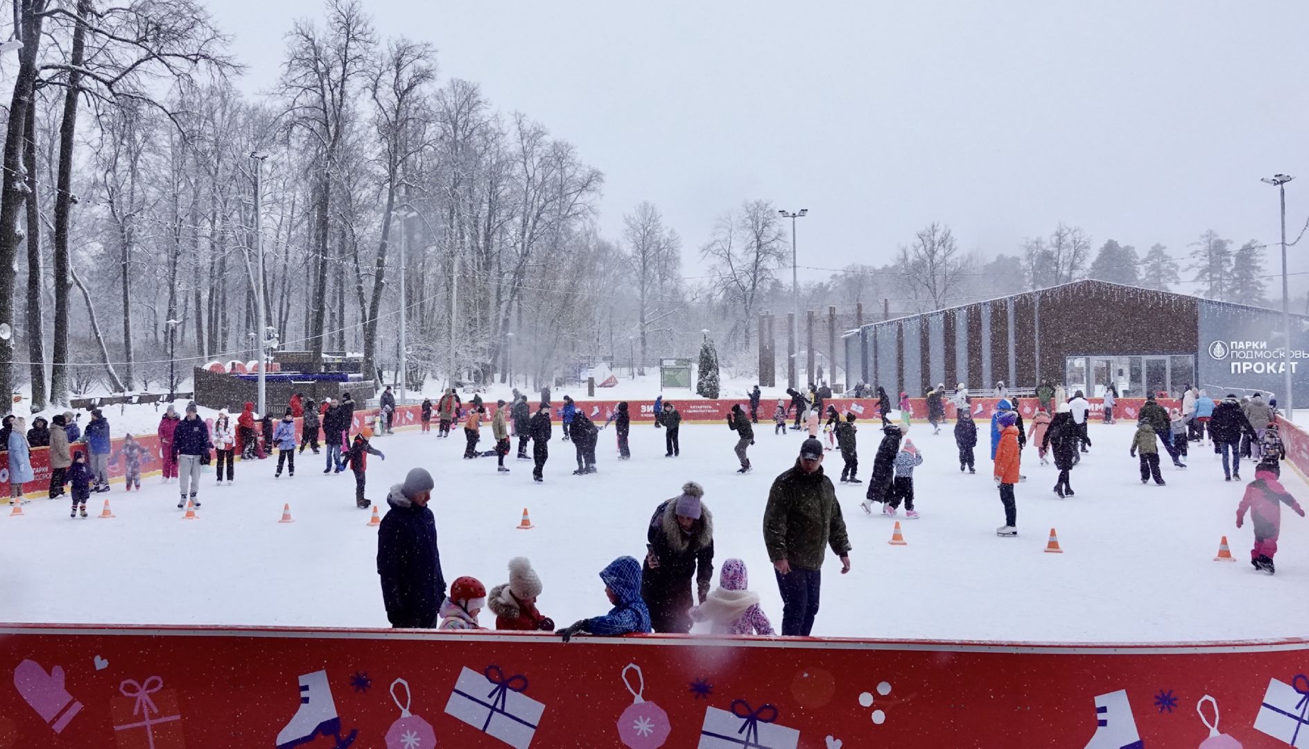 сергиево-посадский городской округ, сергиев посад, зима в подмосковье, зима в парках, парки мо, новогодние каникулы, зимние забавы, коньки, каток, фигурное катание, Парк Скитские пруды, Дети, Активности,