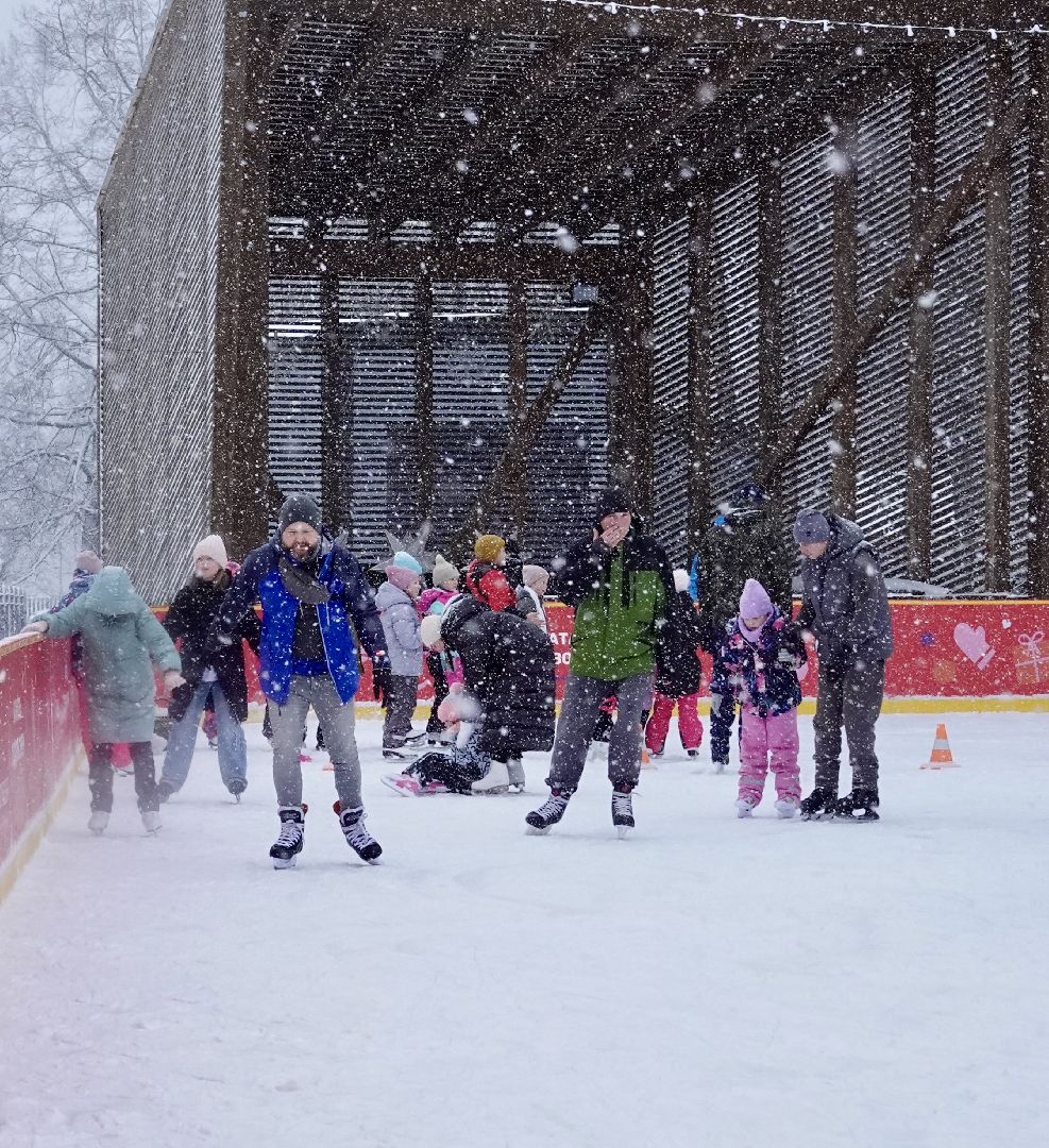 сергиево-посадский городской округ, сергиев посад, зима в подмосковье, зима в парках, парки мо, новогодние каникулы, зимние забавы, коньки, каток, фигурное катание, Парк Скитские пруды, Дети, Активности,