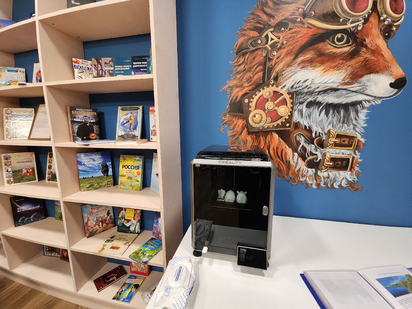 долгопрудный, библиотеки, модельная библиотека, капистальный ремонт, стимпанк, дирижабль, авиасимулятор,