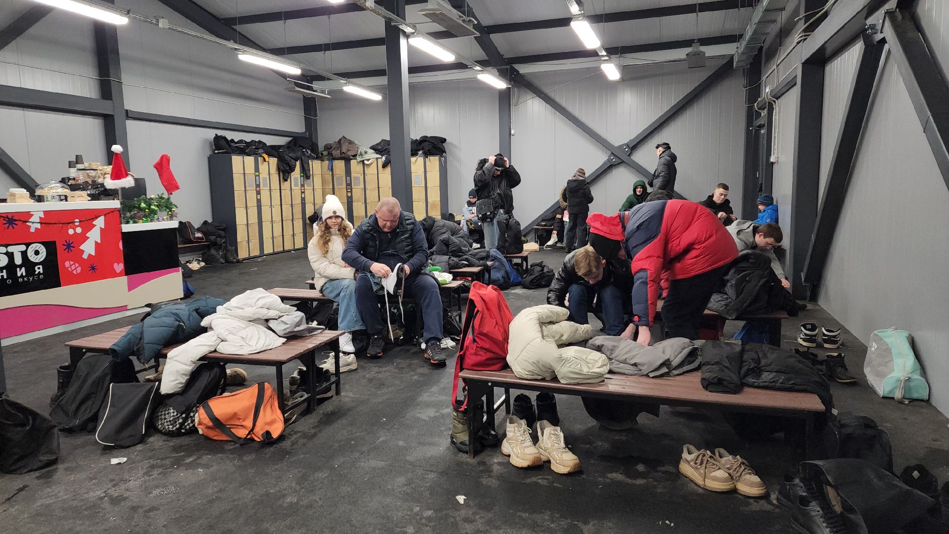 пушкино, каток в центре города, каток в парке, коньки, зима в подмосковье, семейные выходные,