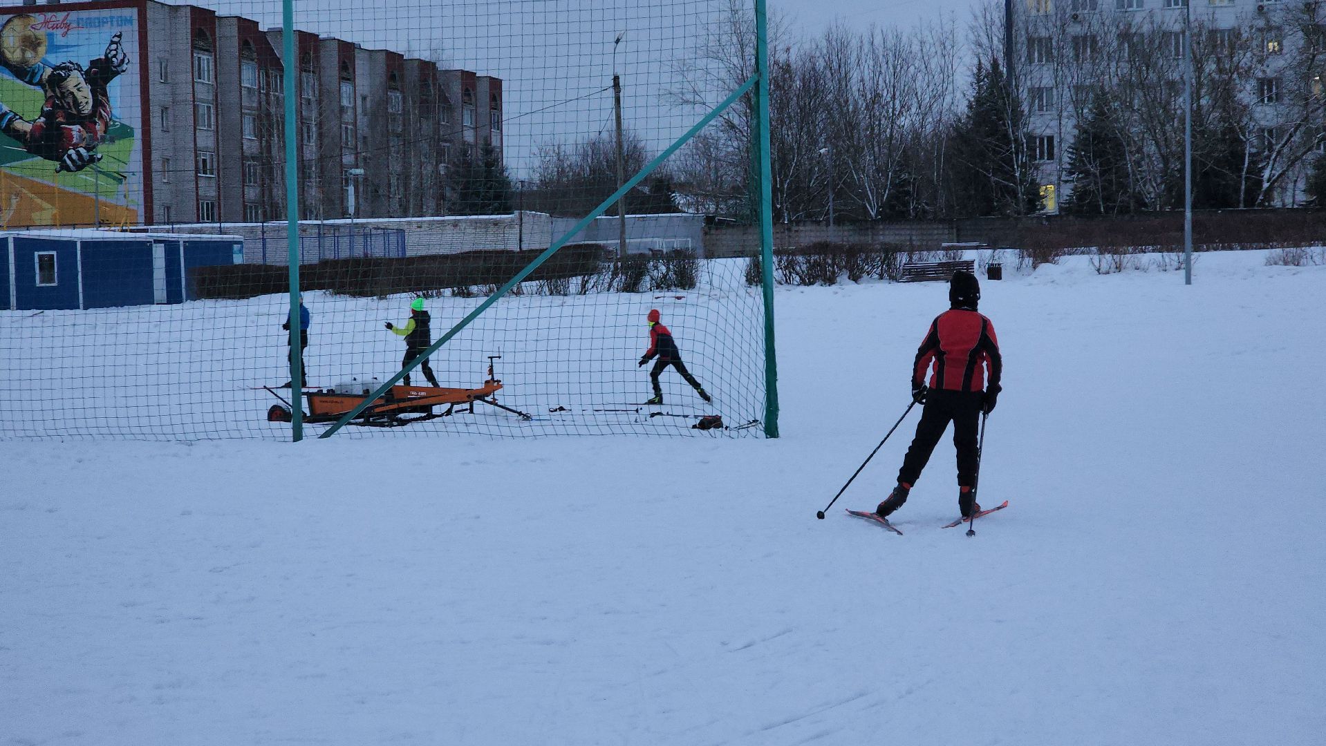 пушкинский, ивантеевка, вертикалки, стадион, стадион труд, лыжная трасса,спортивная школа ивантеевка,массовое катание,