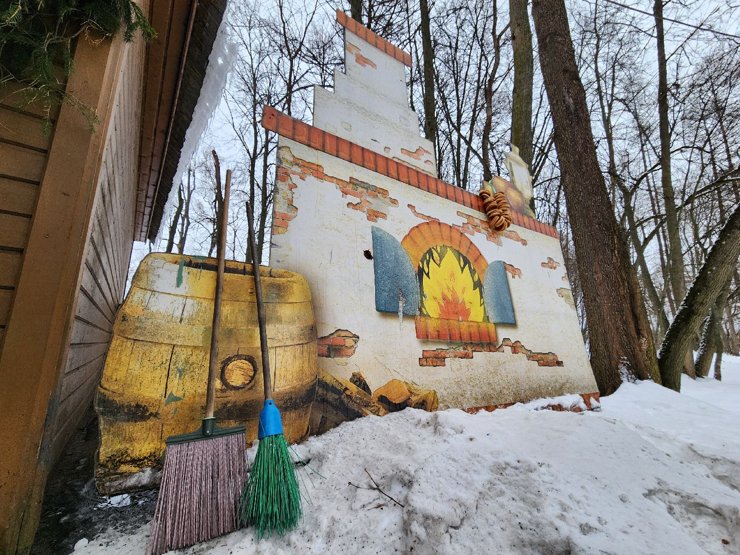 парки подмосковья, парк городок, руза, рузский городской округ, зима в парках, зима в подмосковье, зима в рузе,