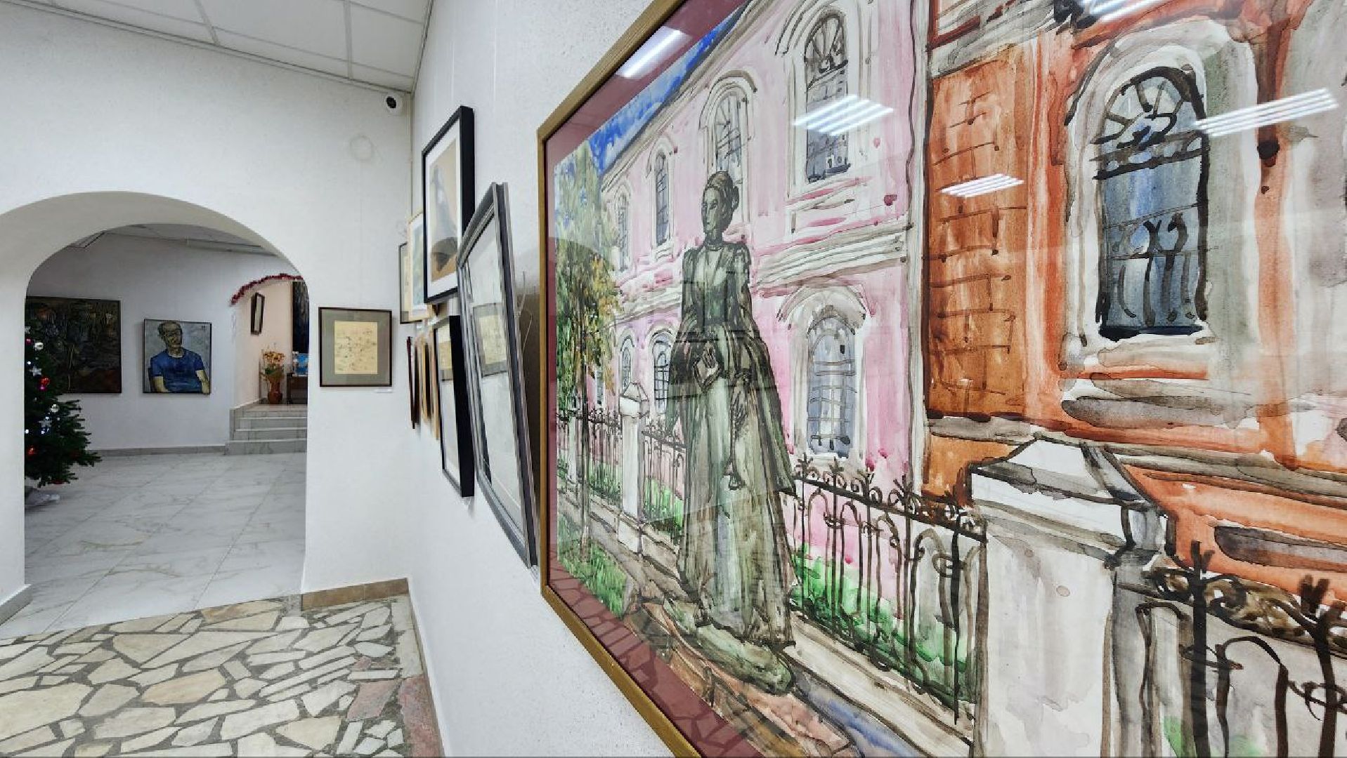 зимний вернисаж, выставочный центр, протвино, живопись, г о серпухов,