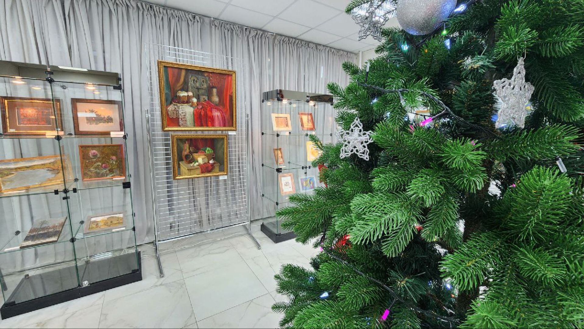 зимний вернисаж, выставочный центр, протвино, живопись, г о серпухов,