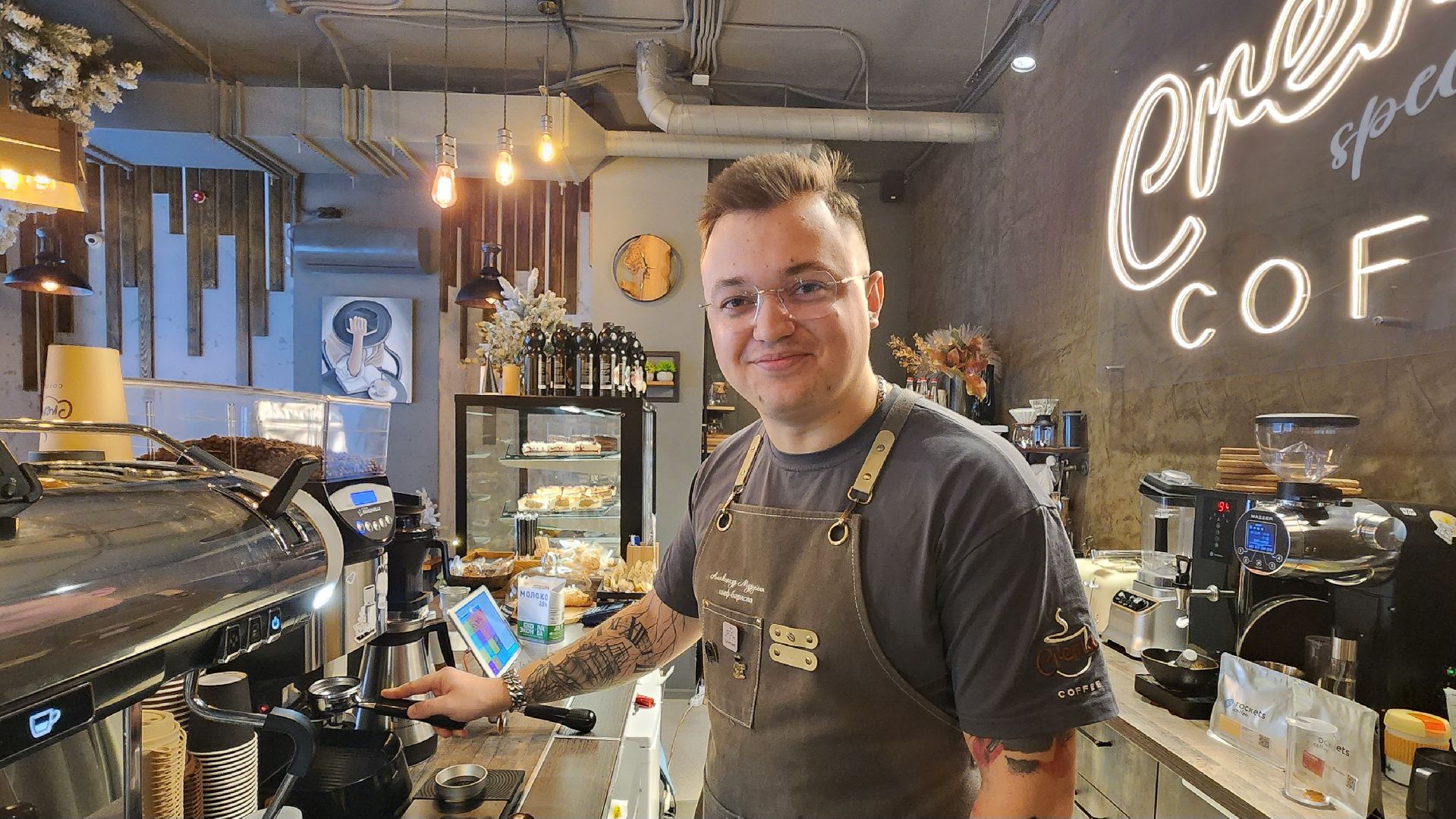 Солнечногорск, вертикалки, кофейня, зима в подмосковье,