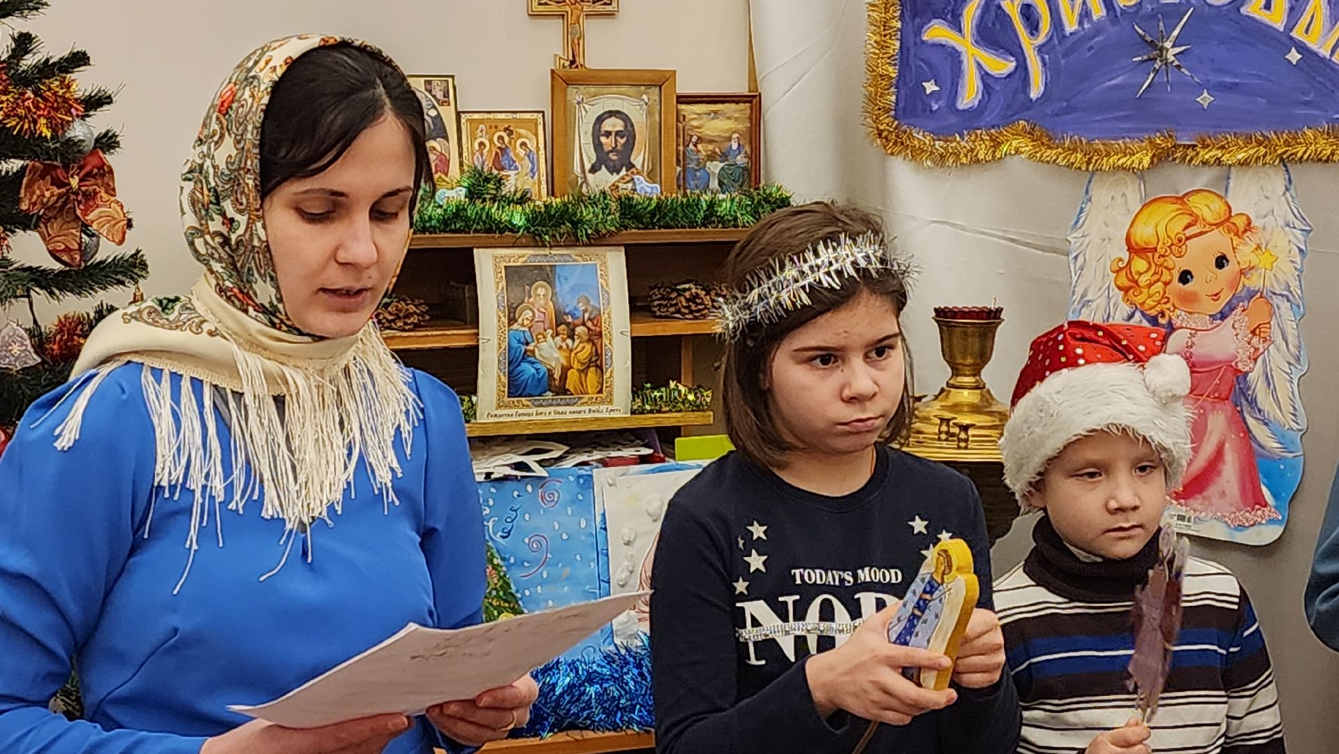 протвино, храм покрова пресвятой богородицы, рождество, воскресная школа,