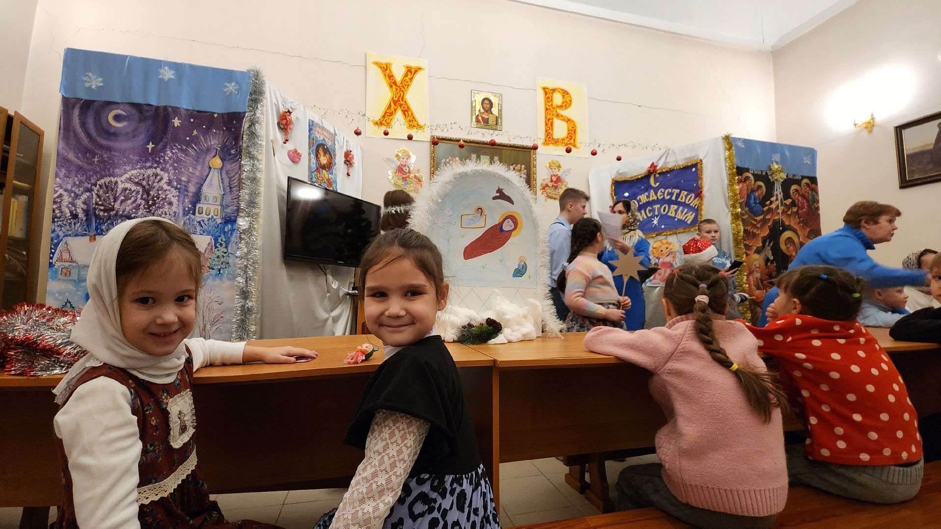 протвино, храм покрова пресвятой богородицы, рождество, воскресная школа,