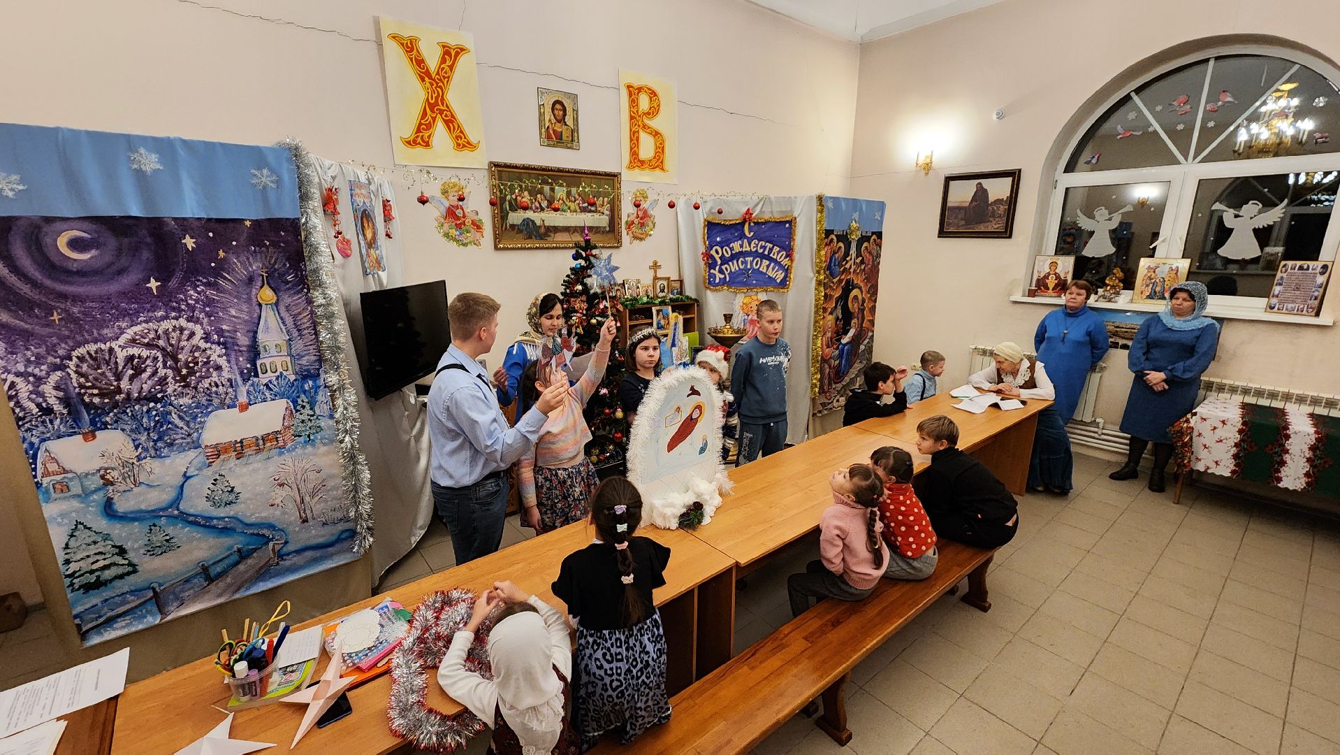 протвино, храм покрова пресвятой богородицы, рождество, воскресная школа,