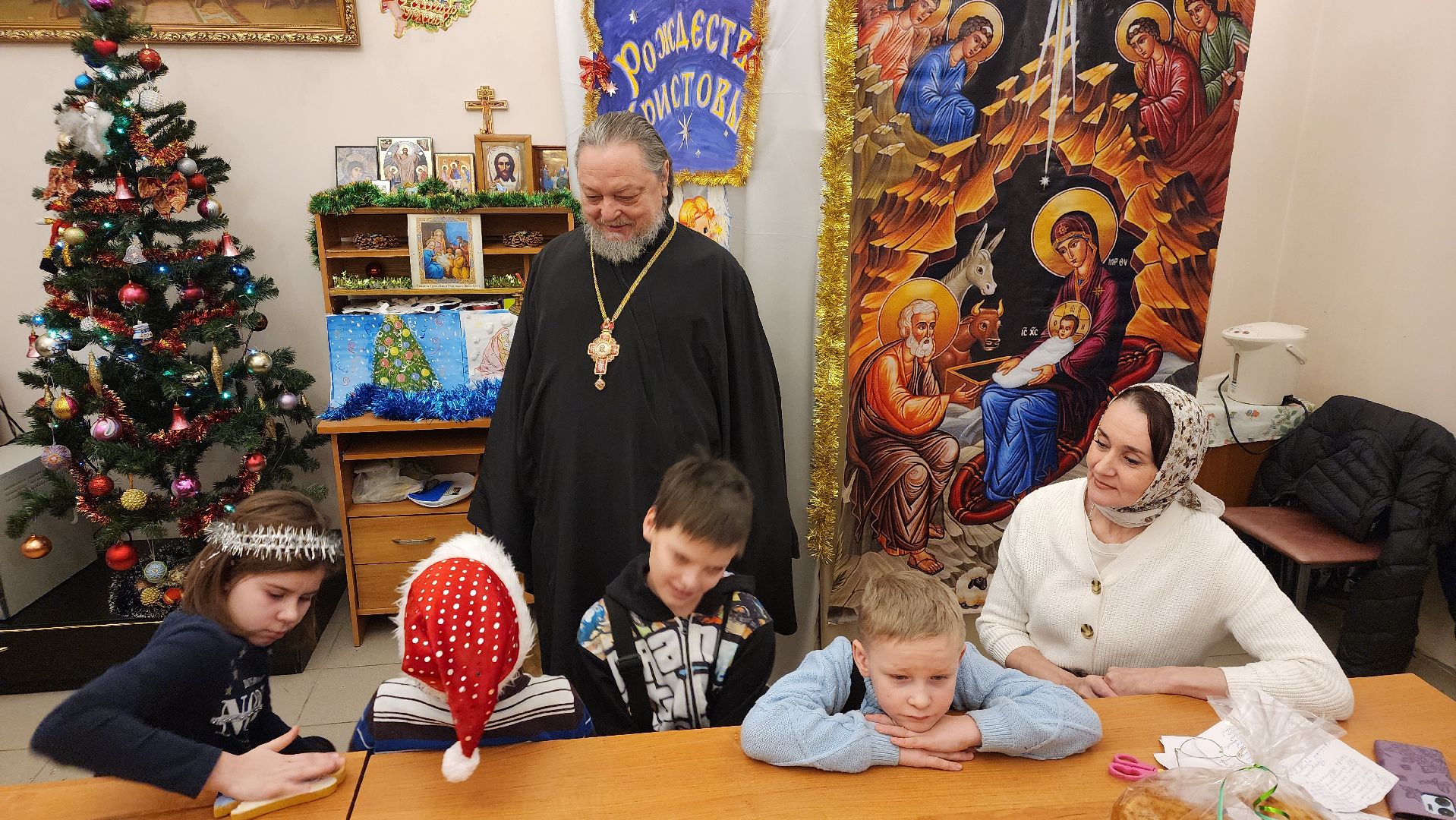 протвино, храм покрова пресвятой богородицы, рождество, воскресная школа,