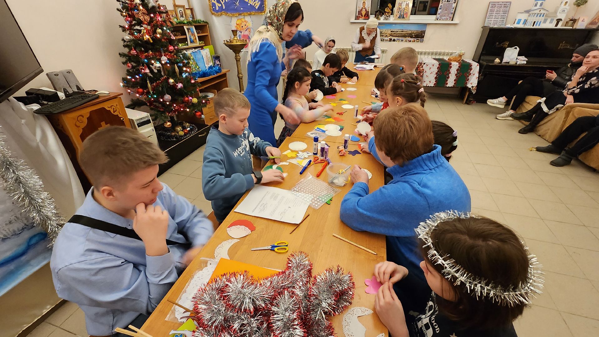 протвино, храм покрова пресвятой богородицы, рождество, воскресная школа,