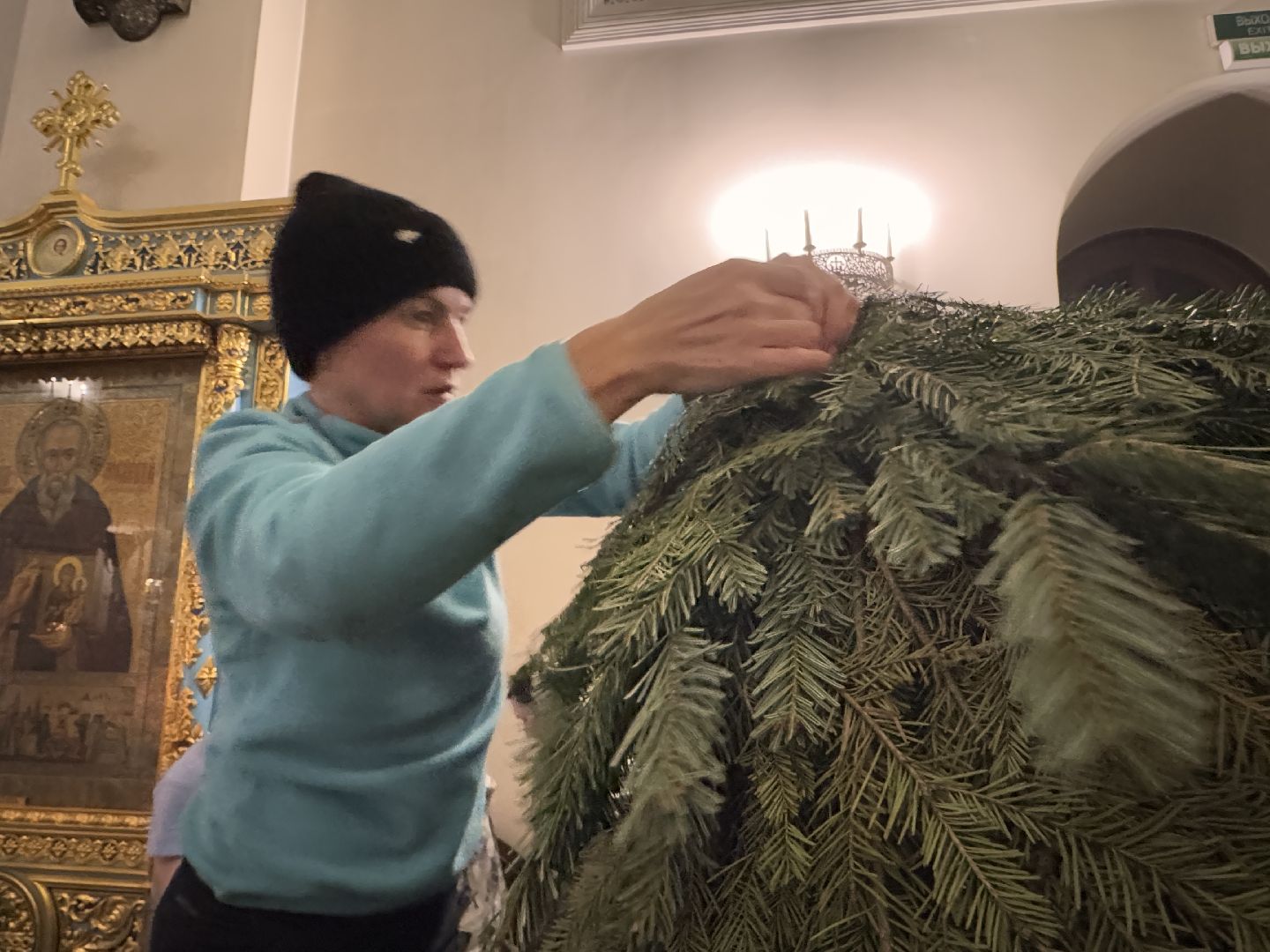 рождество христово, Георгиевский кафедральный собор, Украшение храма, Одинцово,