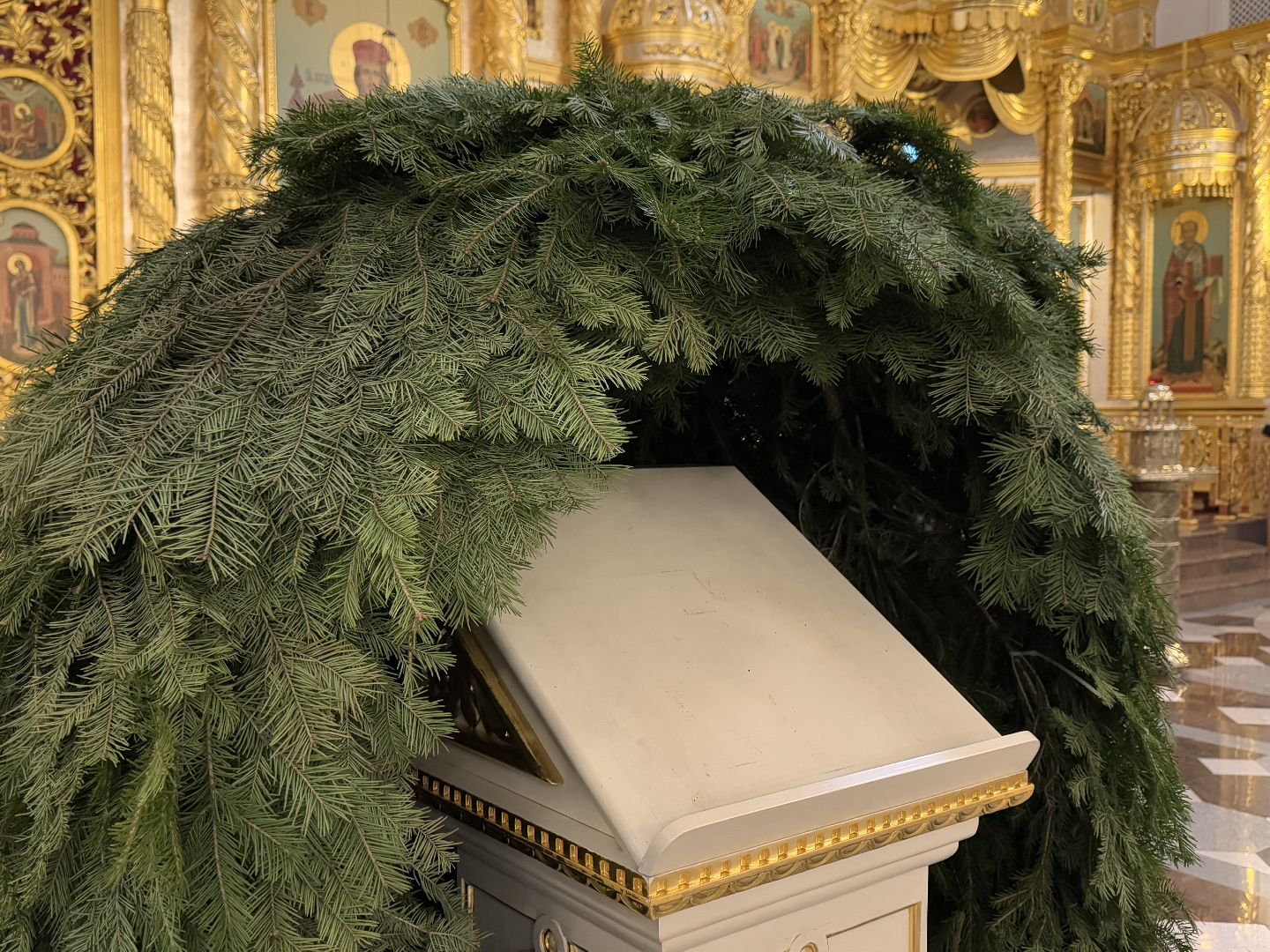 рождество христово, Георгиевский кафедральный собор, Украшение храма, Одинцово,