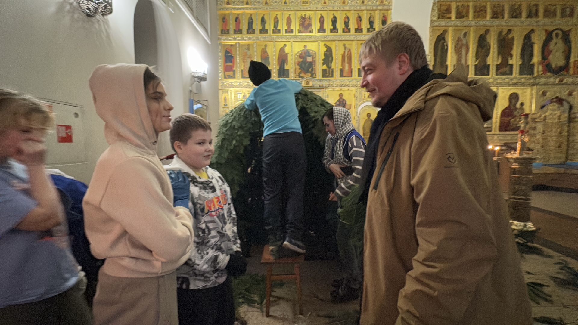 рождество христово, Георгиевский кафедральный собор, Украшение храма, Одинцово,