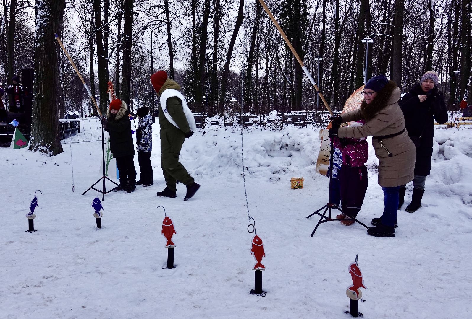 сергиев посад, сергиево-посадский городской округ, мормышка, скитские пруды, фестиваль зимней рыбалки, парки мо, зима в подмосковье,