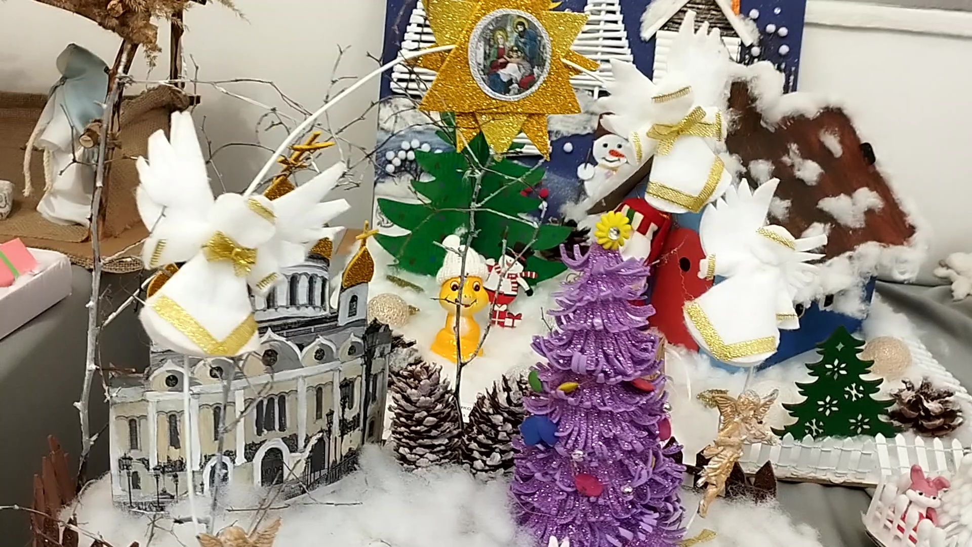 Реутов, вертикалки, выставка, музей, чудеса рождества, руками ребенка, номинации, арт-текстиль, смешанная техника,