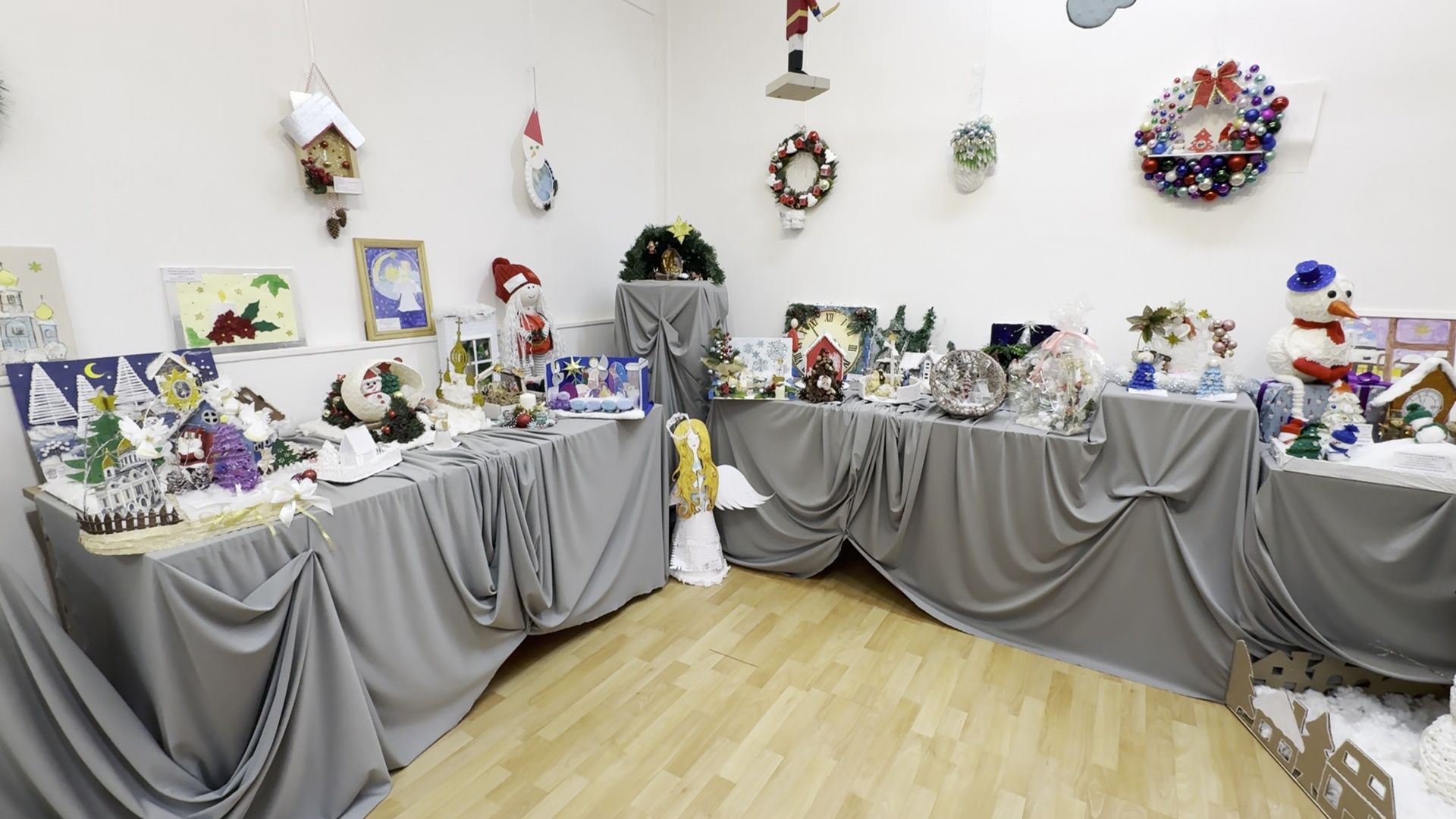 Реутов, вертикалки, выставка, музей, чудеса рождества, руками ребенка, номинации, арт-текстиль, смешанная техника,