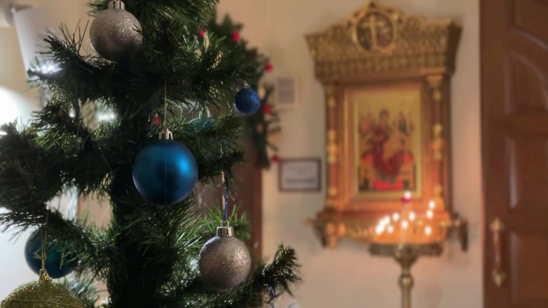 реутов, вертикалки, рождество, храм, сочельник, вертеп, еловые ветки,