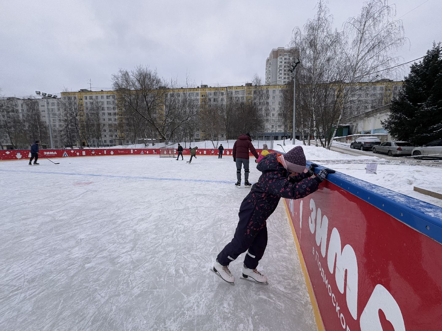хоккейная коробка, вектор недвижимости, Бесплатный каток в Одинцово,