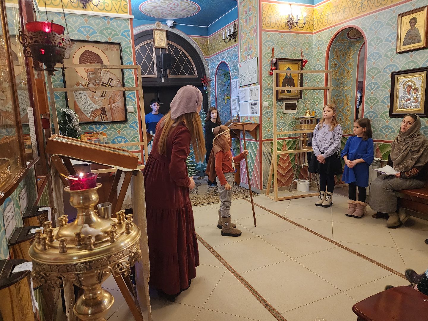 красноармейск, городской округ пушкинский, рождественская сказка, детский спектакль, вертикалки,