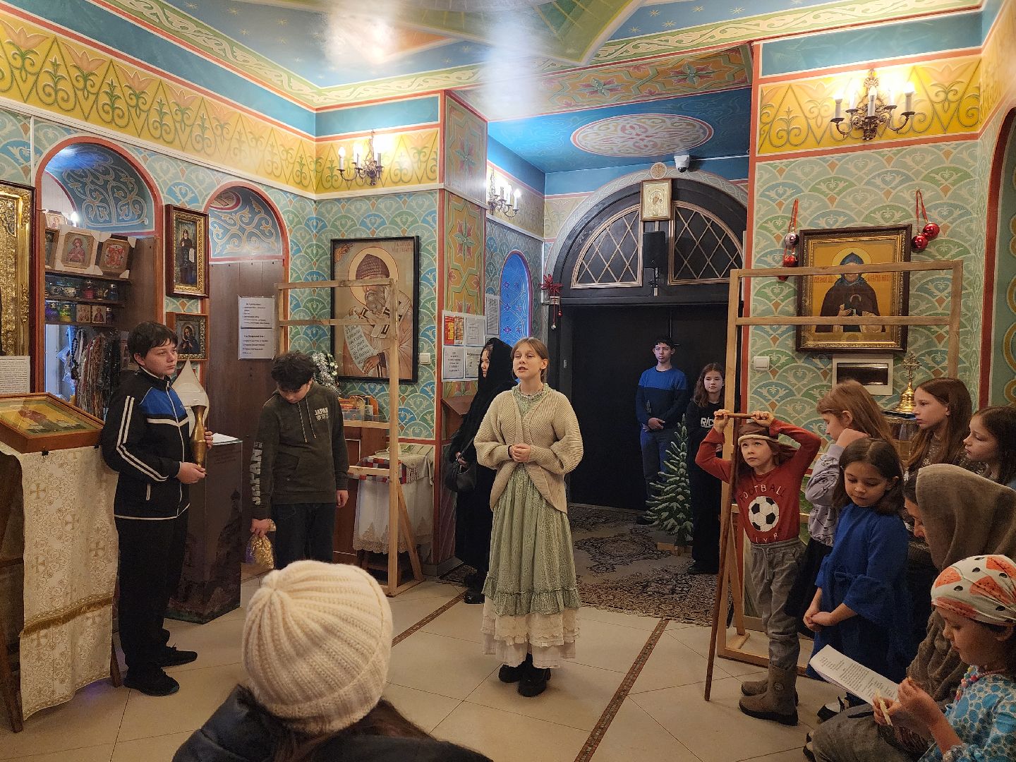 красноармейск, городской округ пушкинский, рождественская сказка, детский спектакль, вертикалки,