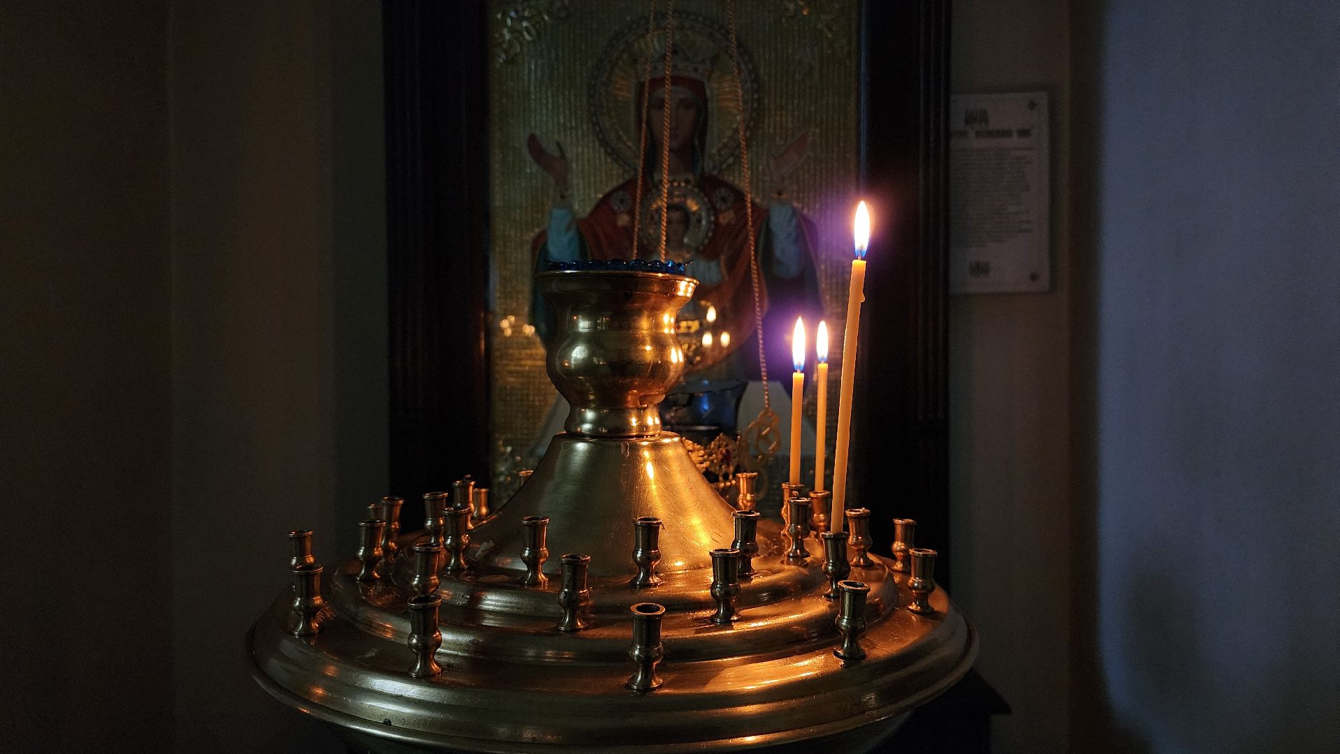 Рождество,подготовка к рождественской службе, Троицкий храм, Старая Купавна, Богородский городской округ,