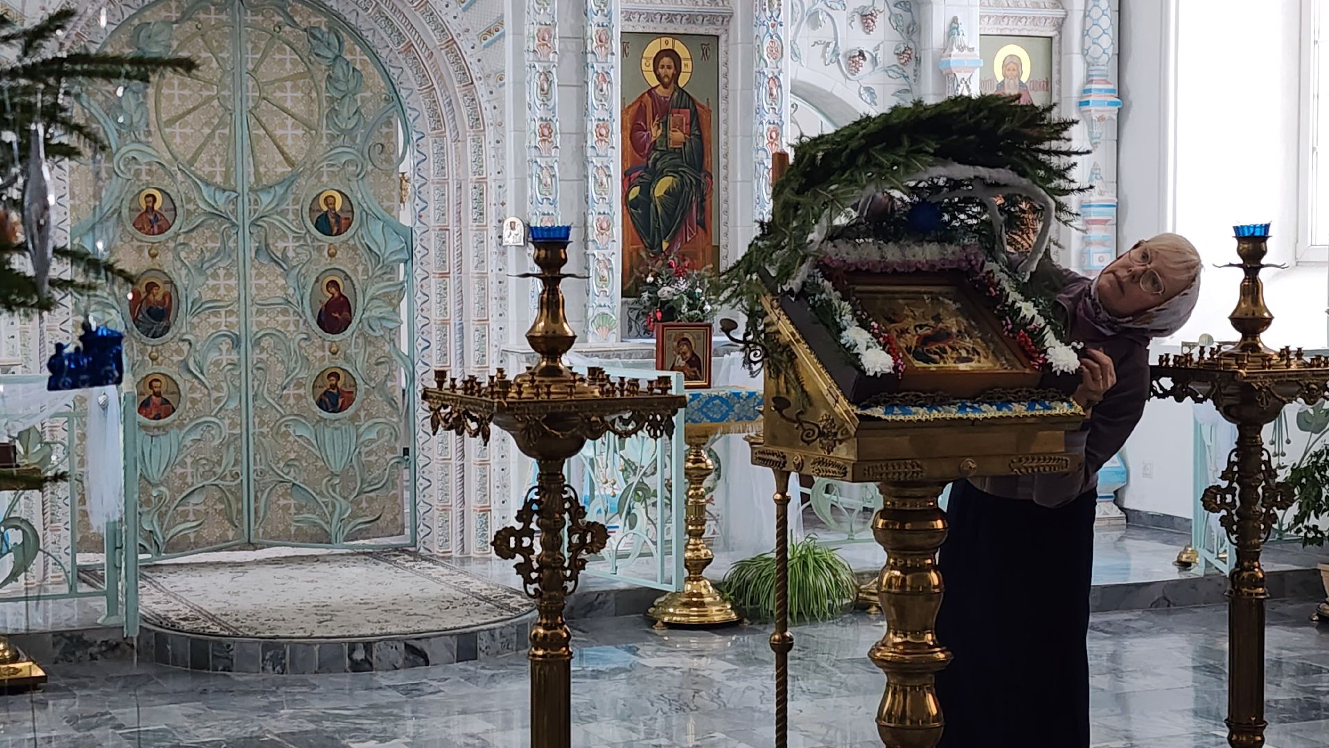 успенская церковь села мягкое, серебряные пруды, рождество христово,