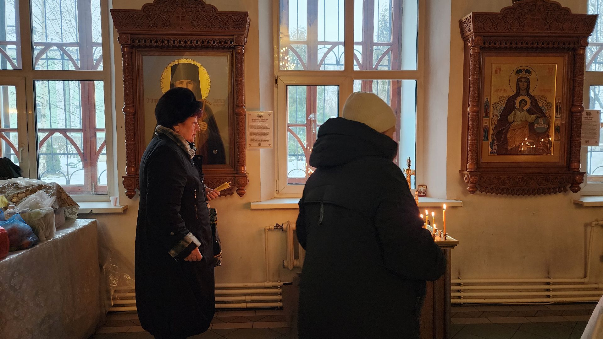 Рождество, рождественский сочельник, Троицкий храм, Старая Купавна, Богородский городской округ,