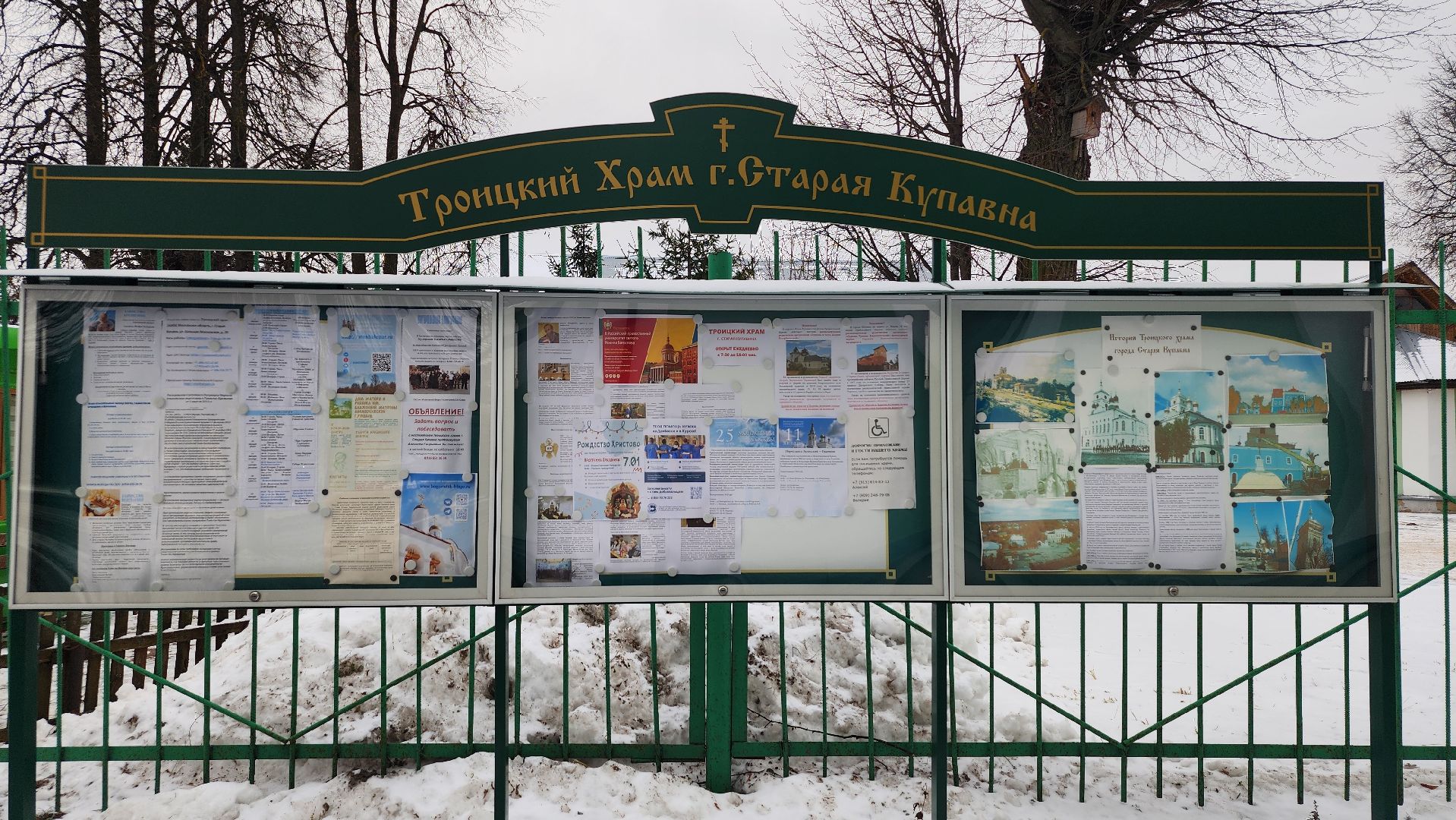 Рождество, рождественский сочельник, Троицкий храм, Старая Купавна, Богородский городской округ,