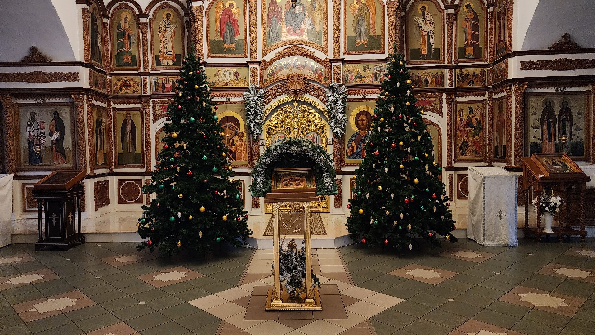 Рождество, рождественский сочельник, Троицкий храм, Старая Купавна, Богородский городской округ,